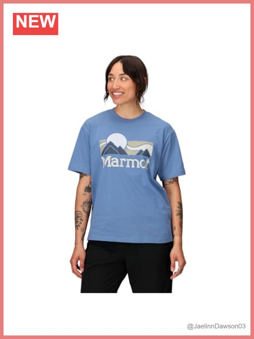 Women's Coastal Short Sleeve Crew Neck Quick-Drying Recycled Polyester T-Shirt